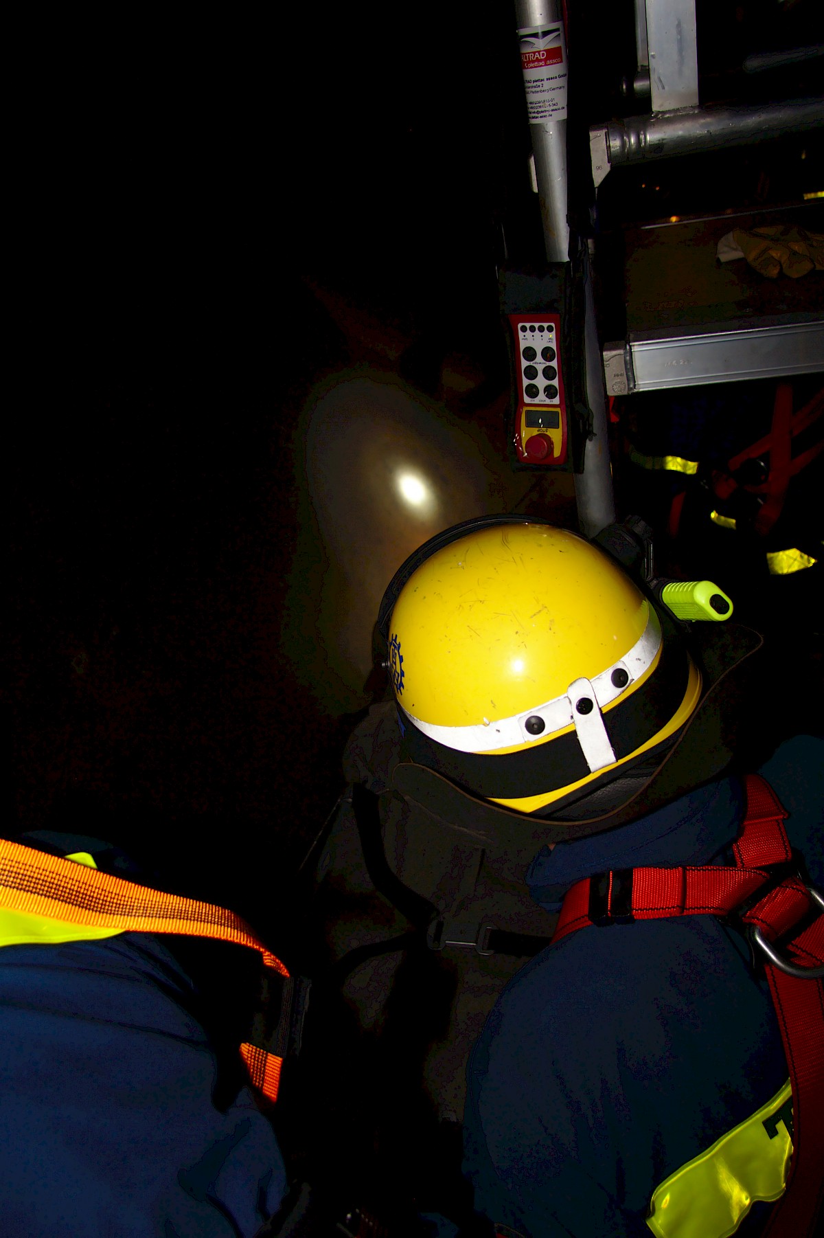 Gemeinschaftsübung von THW Lohr und Feuerwehr am Oberbecken