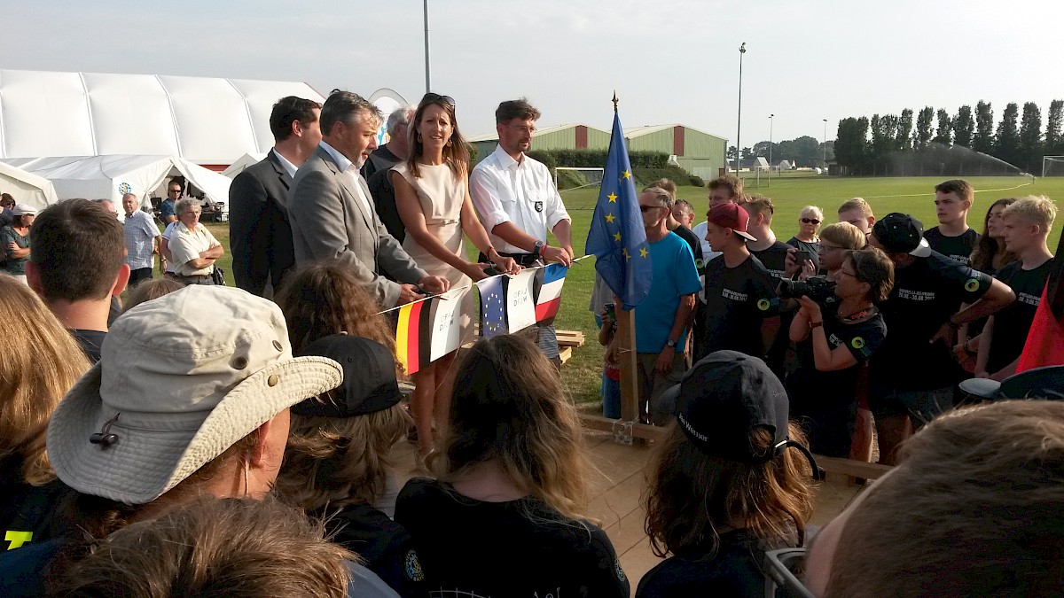 Bonjour France – THW Jugend schlägt ihre Zelte in Frankreich auf