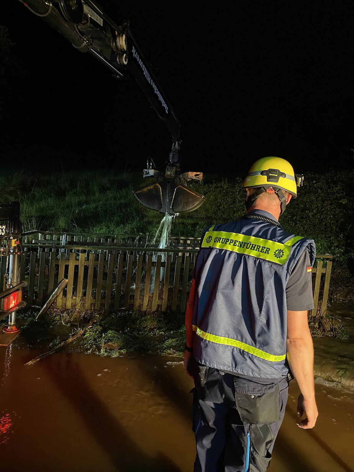 Lange Einsatznacht für unsere THW-Kräfte - Unwetter in Frammersbach