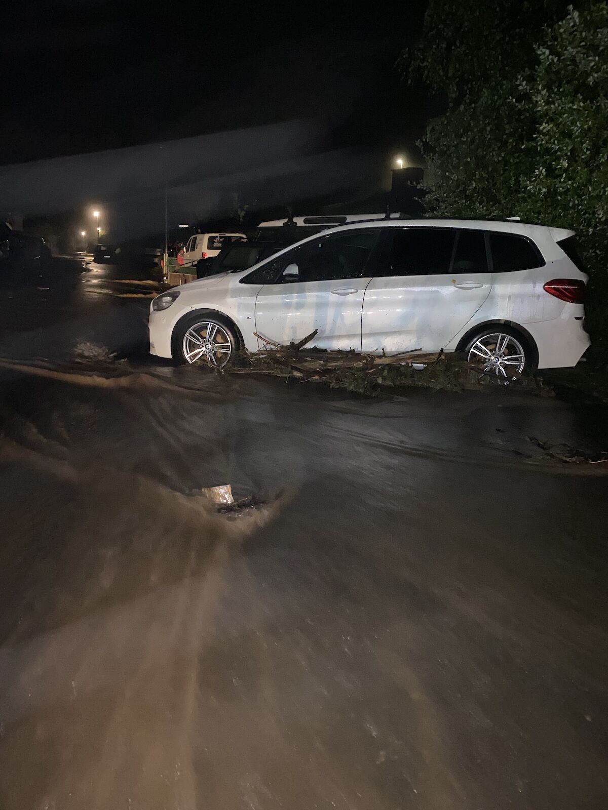 Lange Einsatznacht für unsere THW-Kräfte - Unwetter in Frammersbach