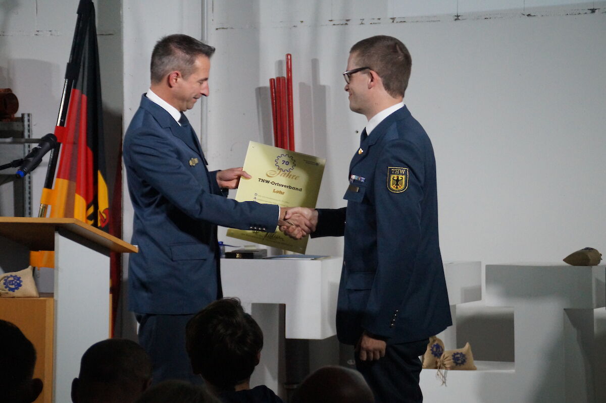 70 Jahre THW Ortsverband Lohr, 70 Jahre Faszination Helfen, 70 Jahre Faszination Technik