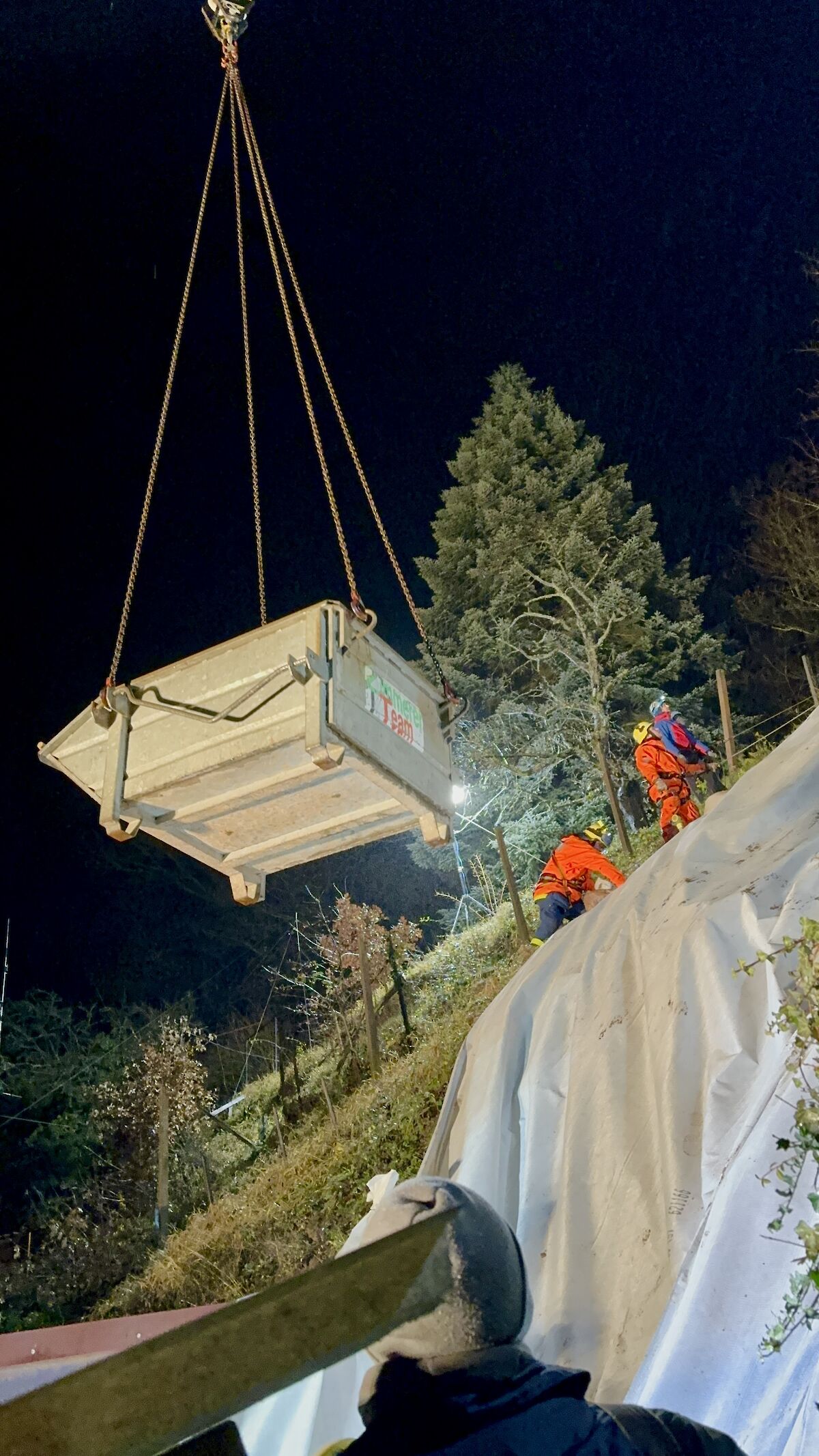 Hangrutsch in Rieneck am Samstag vor Weihnachten fordert die Baulichtorganisationen im Landkreis Main-Spessart