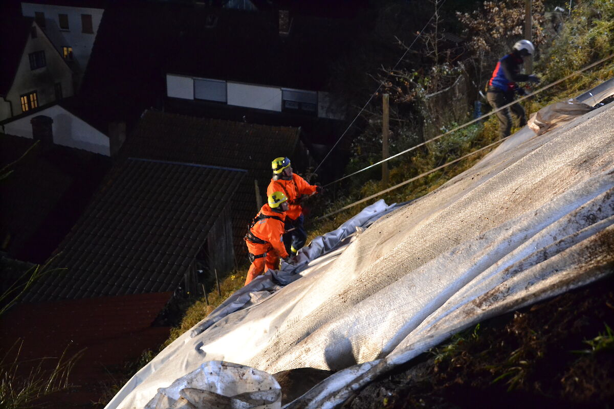 Hangrutsch in Rieneck am Samstag vor Weihnachten fordert die Baulichtorganisationen im Landkreis Main-Spessart