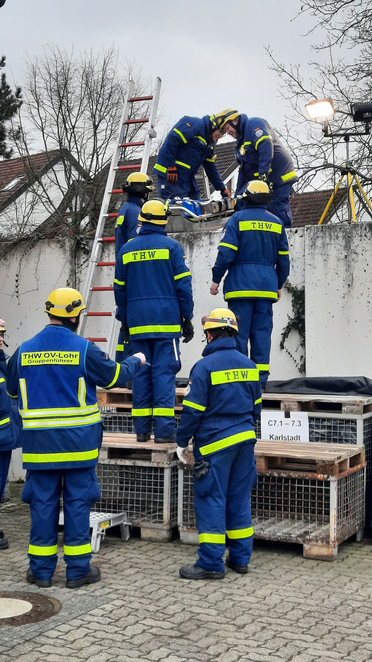 Erste Quartalsausbildung des Jahres 2024 im THW Lohr