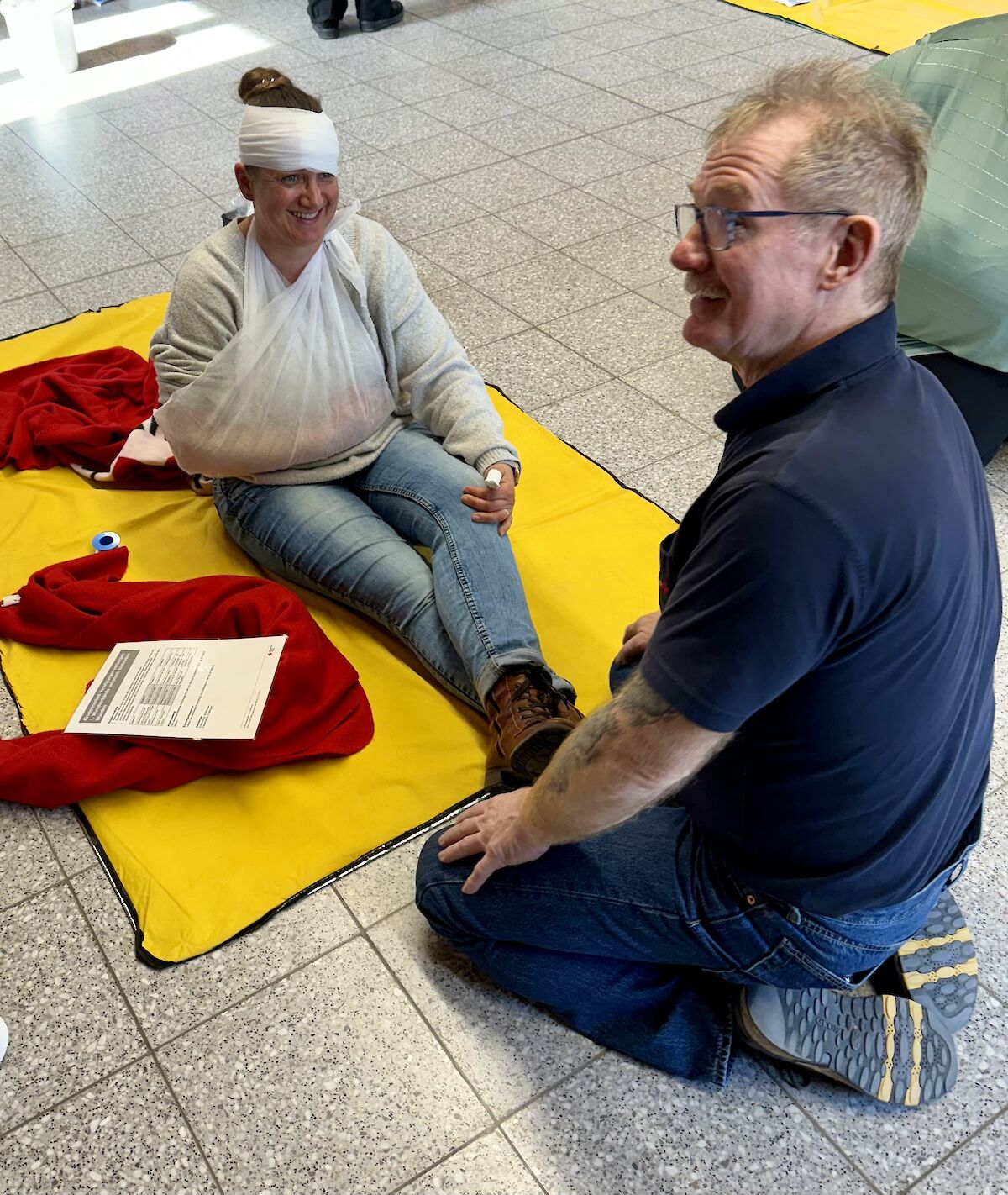 Erste-Hilfe-Ausbildung für unsere Einsatzkräfte