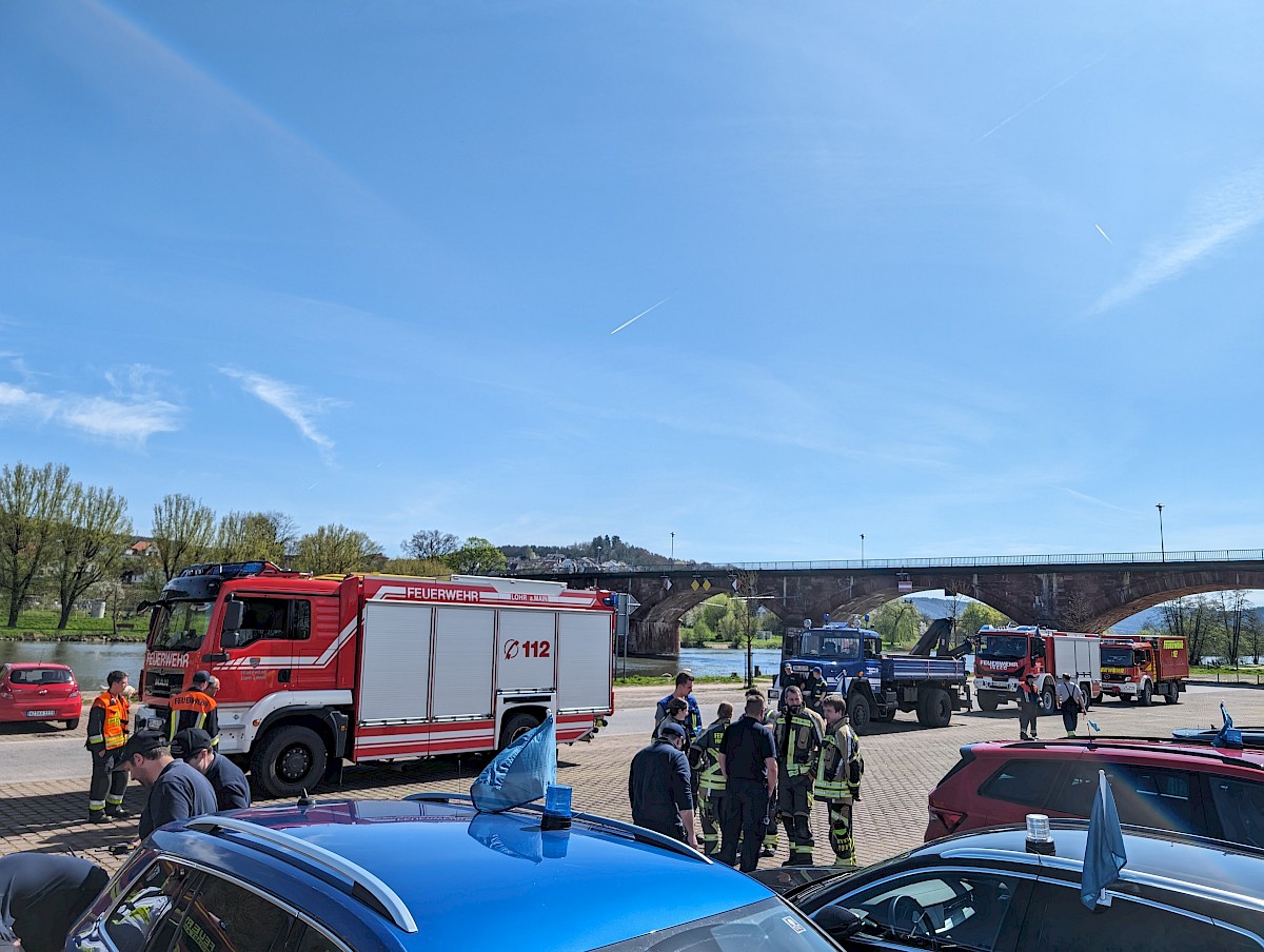 Wassertransport für Waldbrandübung im Landkreis Main-Spessart